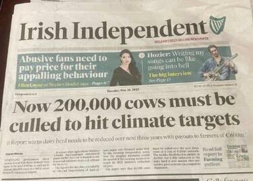 L'Irlande envisage d'abattre massivement son btail. Nous sommes sidrs que l'abattage de 200 000 ttes de btail soit mme envisag…